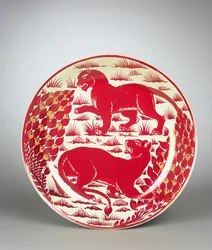 Ladegerät, hergestellt von William de Morgan and Company, London, ca. 1880